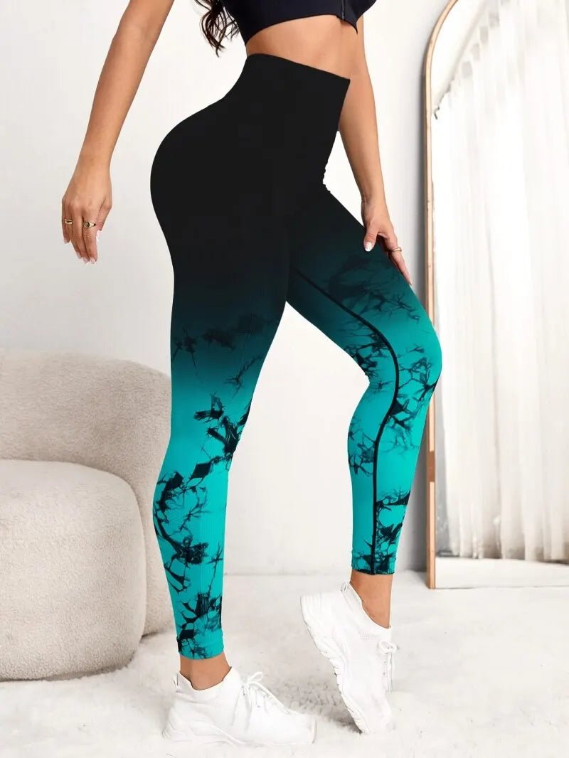 Ombre Scrunch Butt Leggings