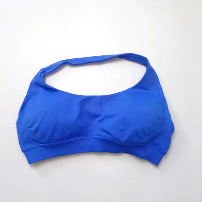 Open-back sports bra