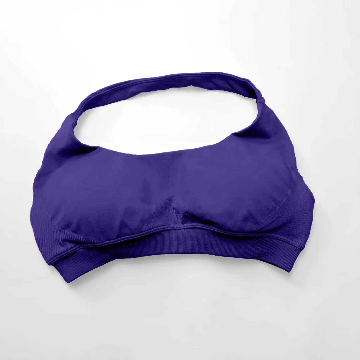 Open-back sports bra
