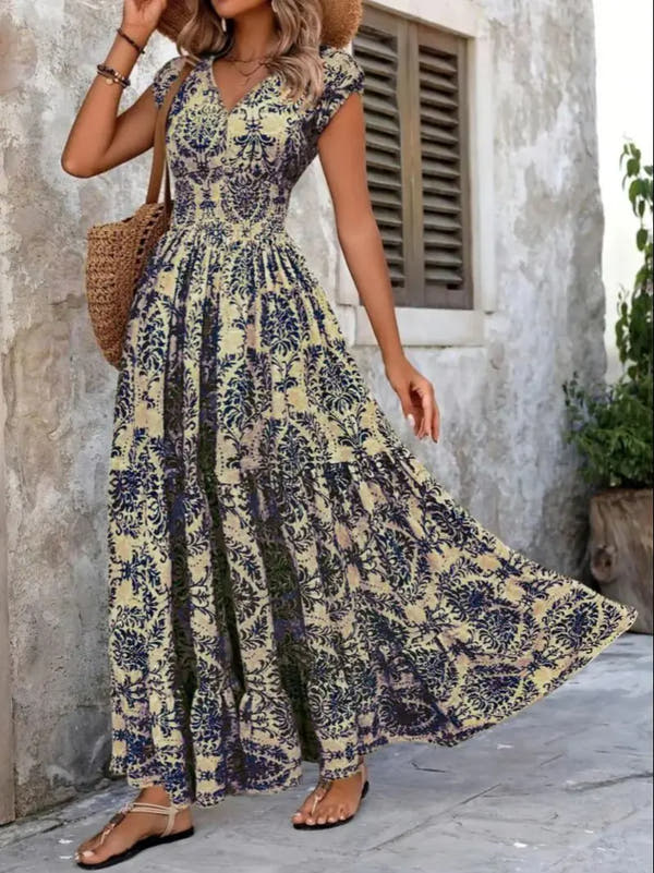 Valencia Bloom Maxi Dress