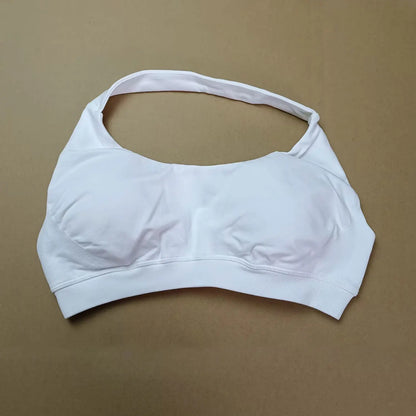 Open-back sports bra