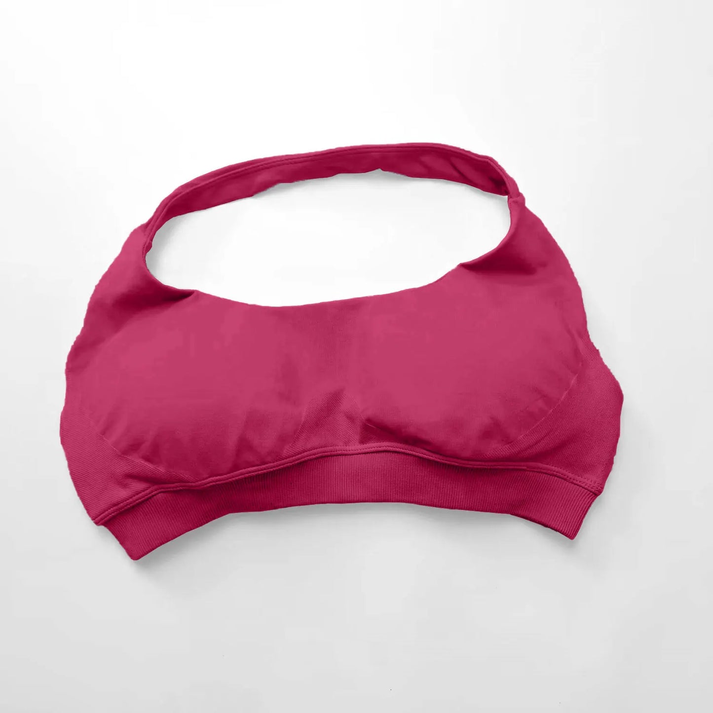 Open-back sports bra