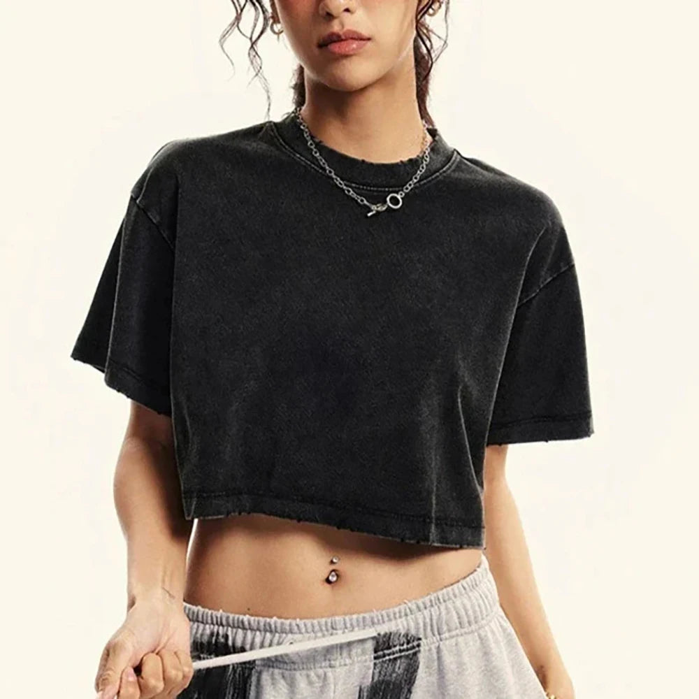 Oversized Crop Tee