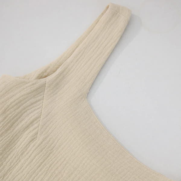 Isla Cotton Slit Midi Dress,