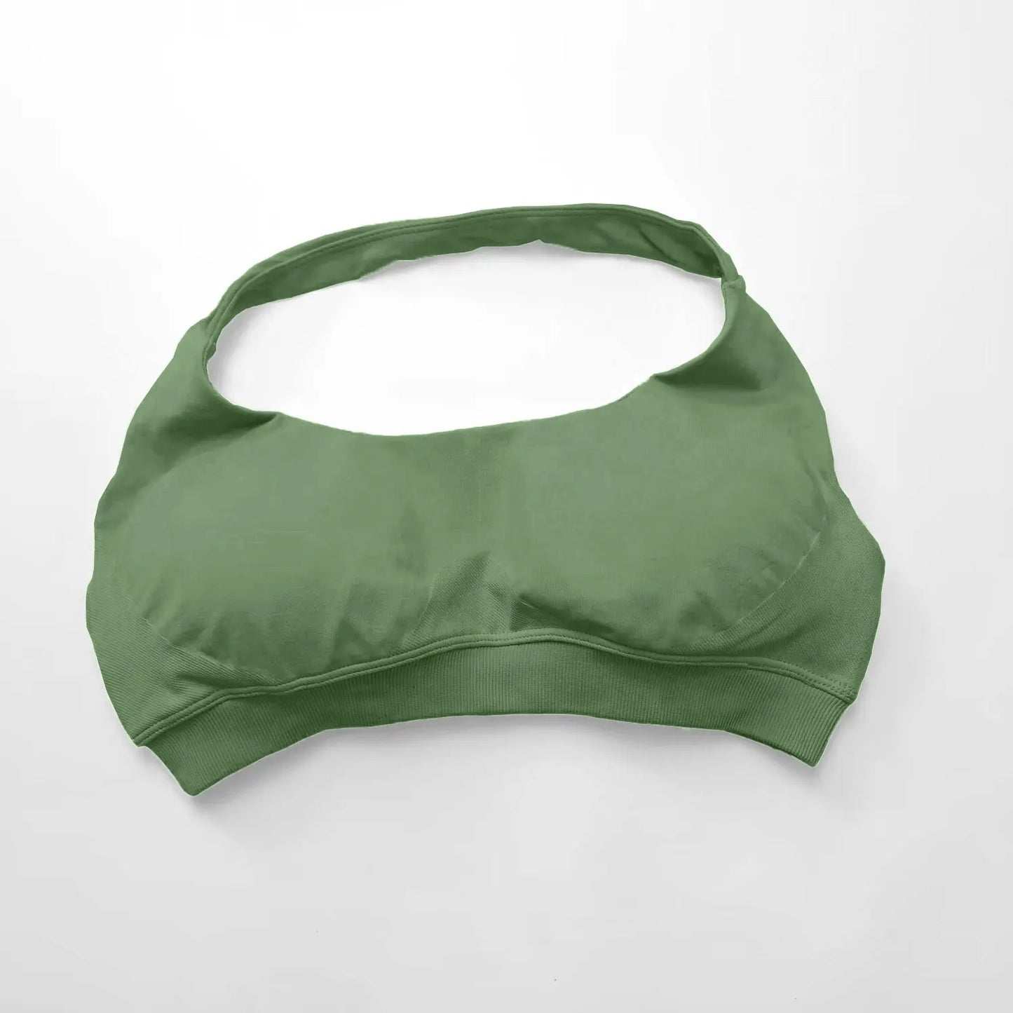 Open-back sports bra