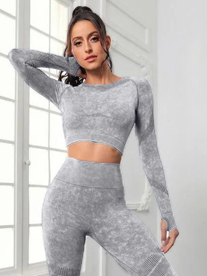 Seamless Long Sleeve Crop Top