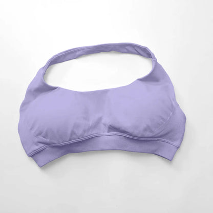Open-back sports bra