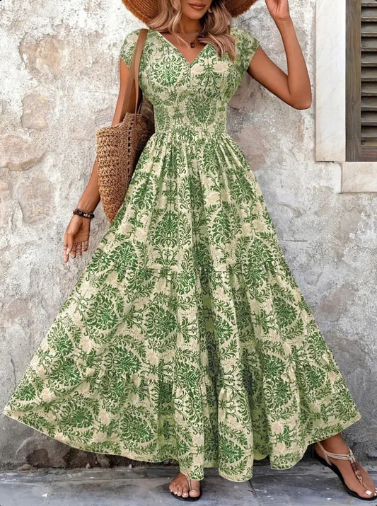 Valencia Bloom Maxi Dress