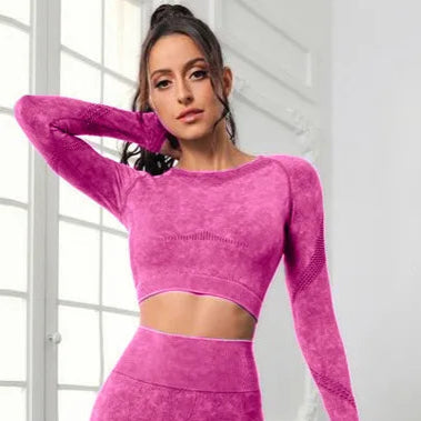 Seamless Long Sleeve Crop Top