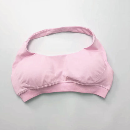 Open-back sports bra