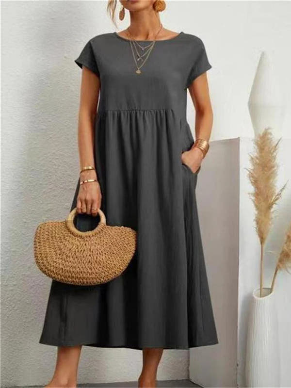 Solace Cotton Midi Dress