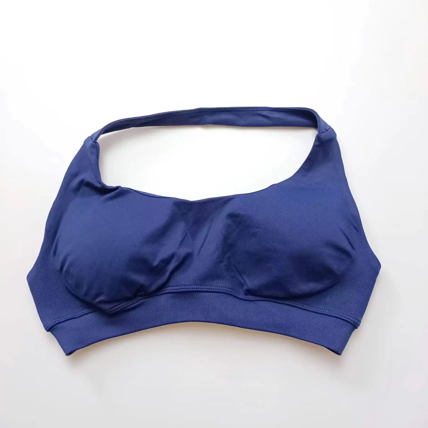 Open-back sports bra