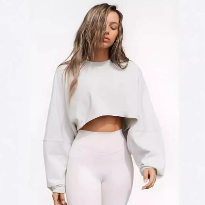 Drift Cropped Minimalist Pullover