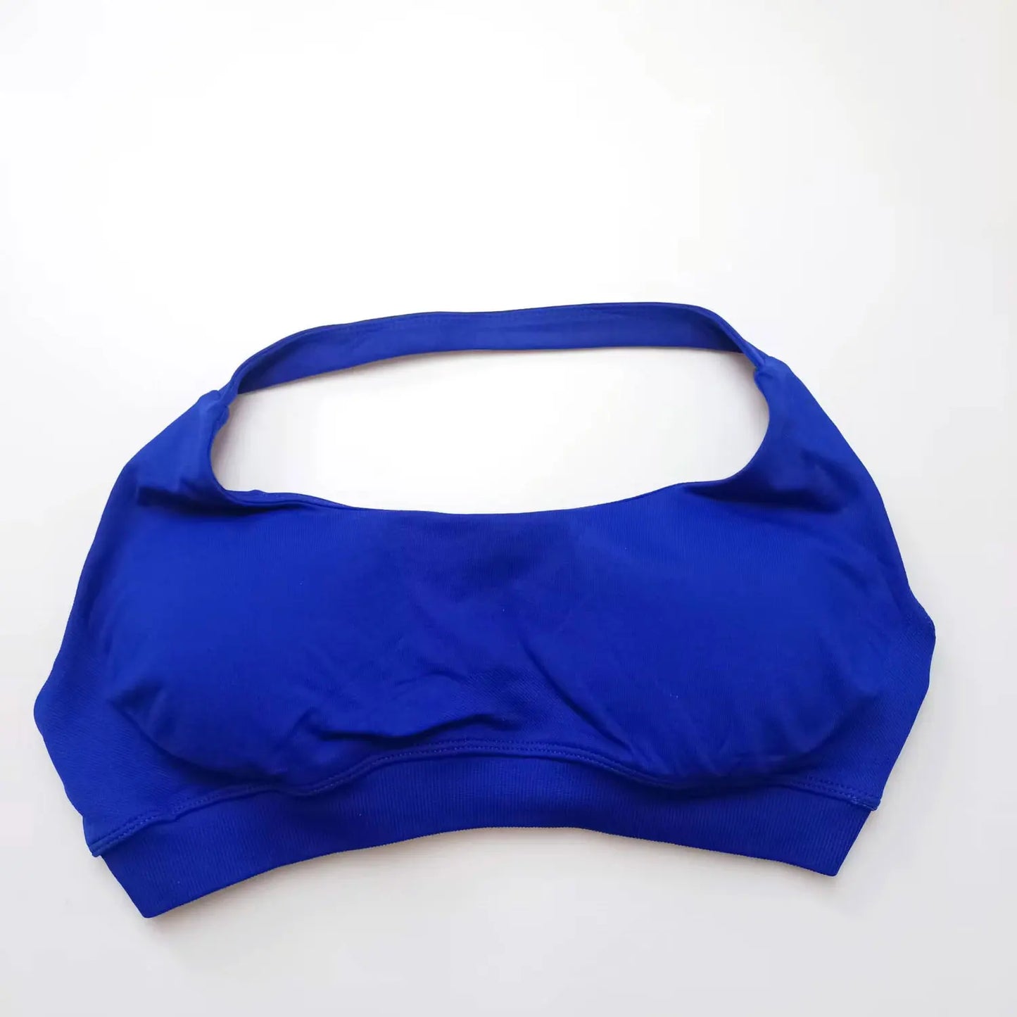 Open-back sports bra