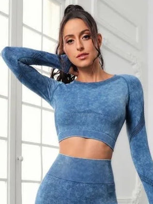 Seamless Long Sleeve Crop Top