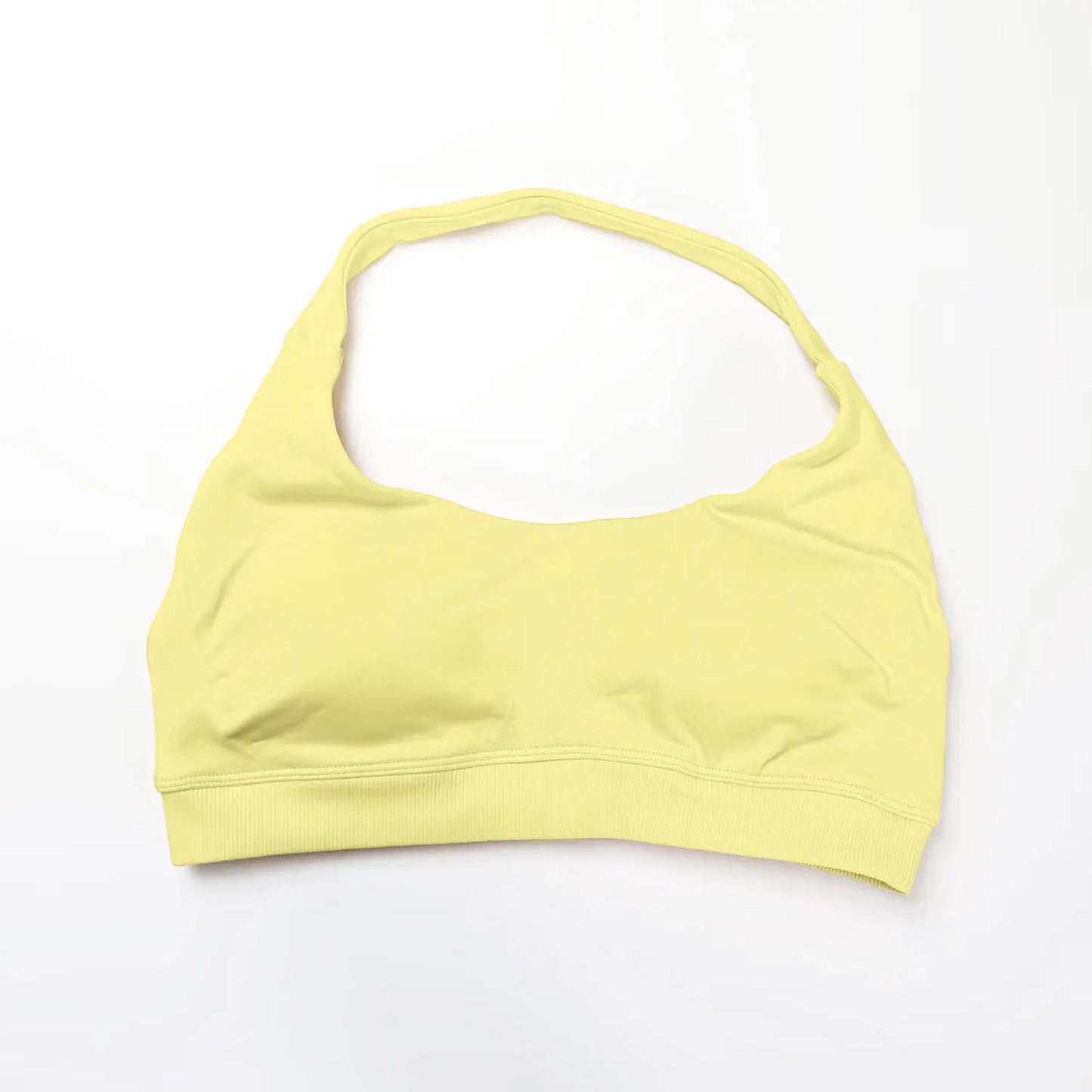 Open-back sports bra
