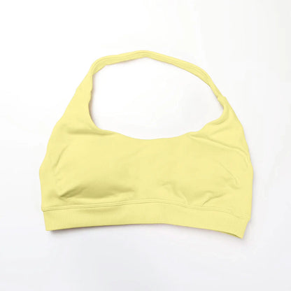 Open-back sports bra