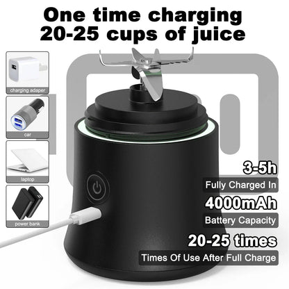 Portable blender bottle