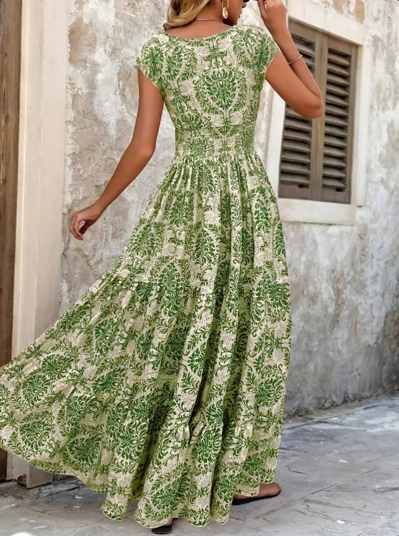 Valencia Bloom Maxi Dress