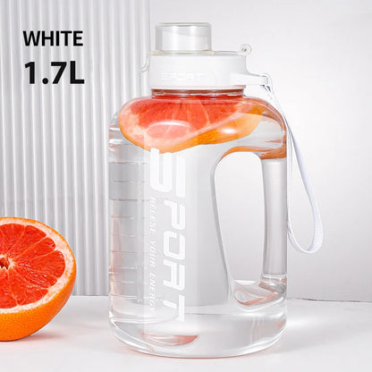Large Capacity Sports Water Bottle -  BPA-Free Leakproof Gym Jug
