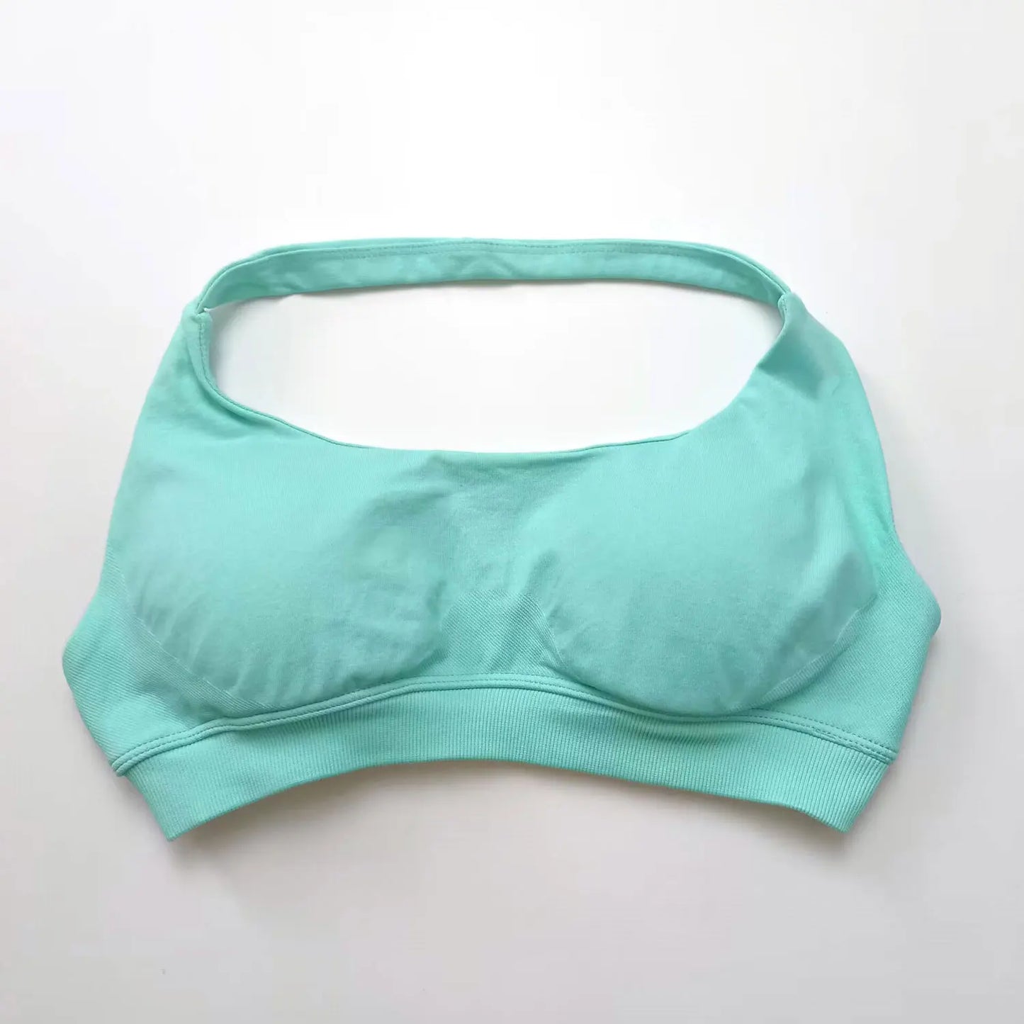 Open-back sports bra