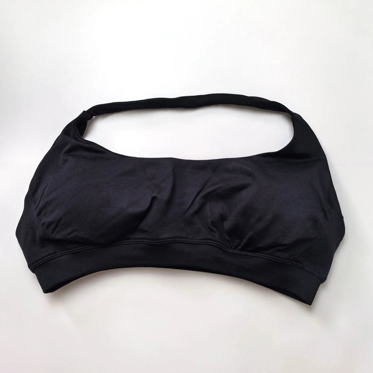 Open-back sports bra