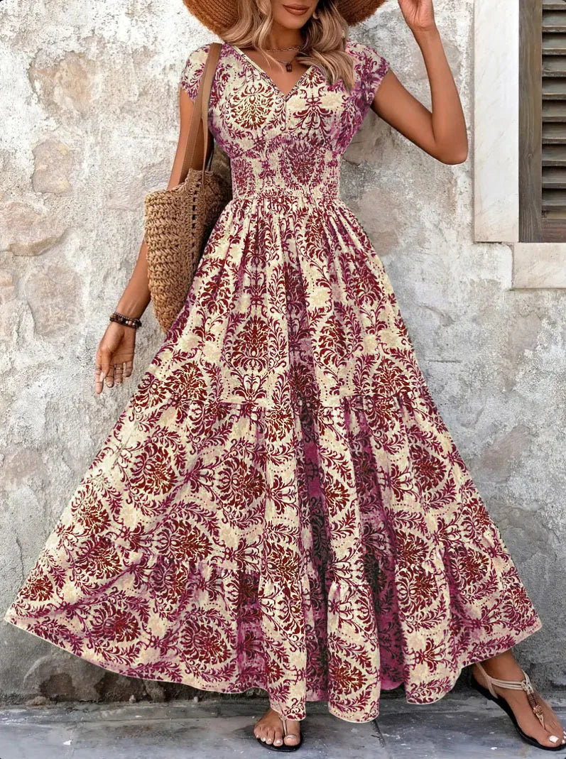 Valencia Bloom Maxi Dress