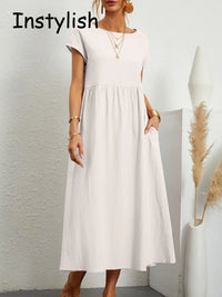 Solace Cotton Midi Dress