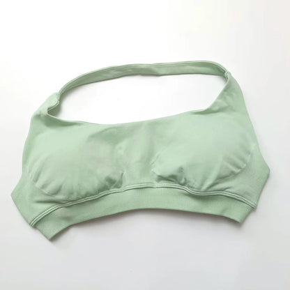 Open-back sports bra