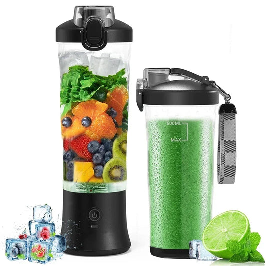 Portable blender bottle