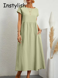 Solace Cotton Midi Dress