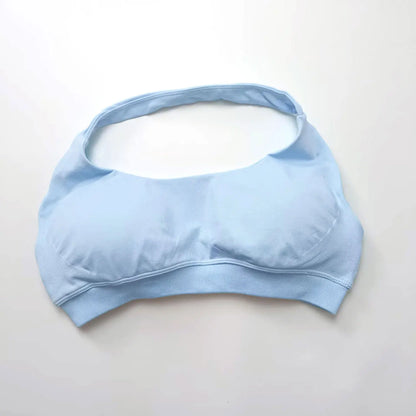 Open-back sports bra