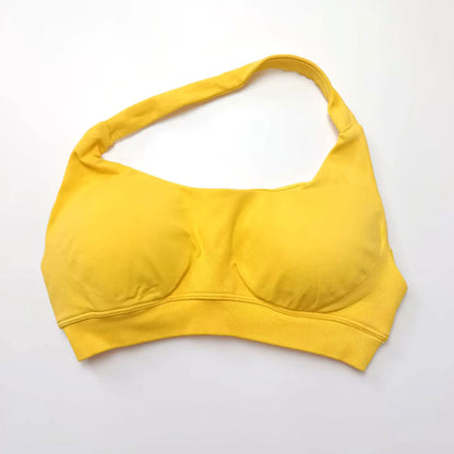 Open-back sports bra